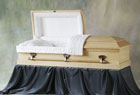 medium weight standard steel casket