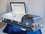 light weight metal casket